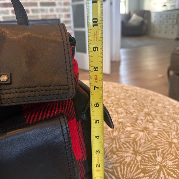 Treasure & Bond WoolPlaid Red and Black Backpack - Picture 12 of 12